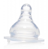 Liquid wide-neck silicone nipple