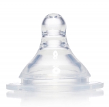 Liquid wide-neck silicone nipple